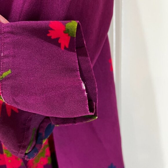 Tanya Taylor Purple Plum Aubree 100% Silk Dress $550 - Picture 11 of 11